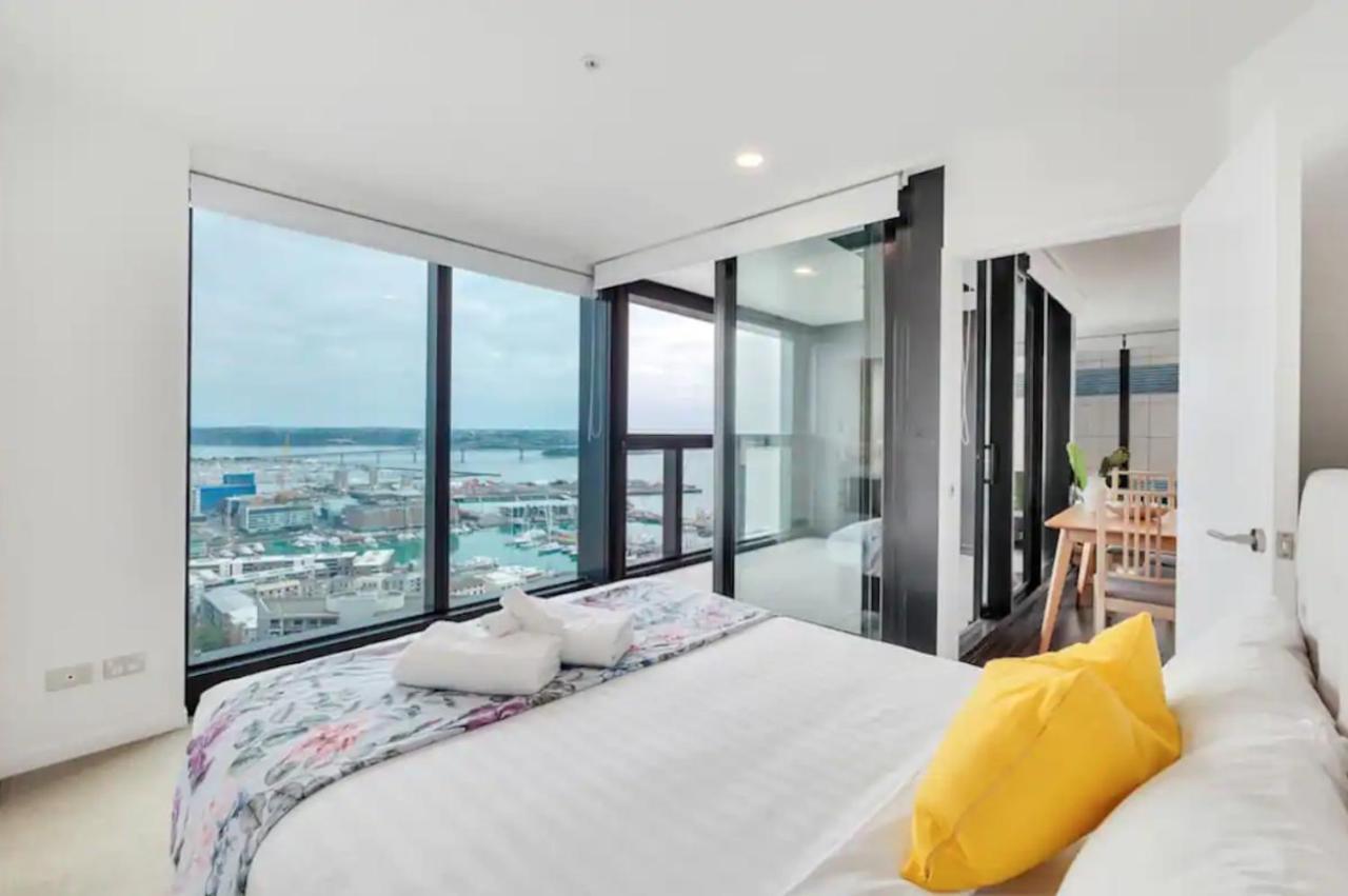 Апартаменты Magnificent Skytower, Sea, Habour View In Cbd Окленд Экстерьер фото