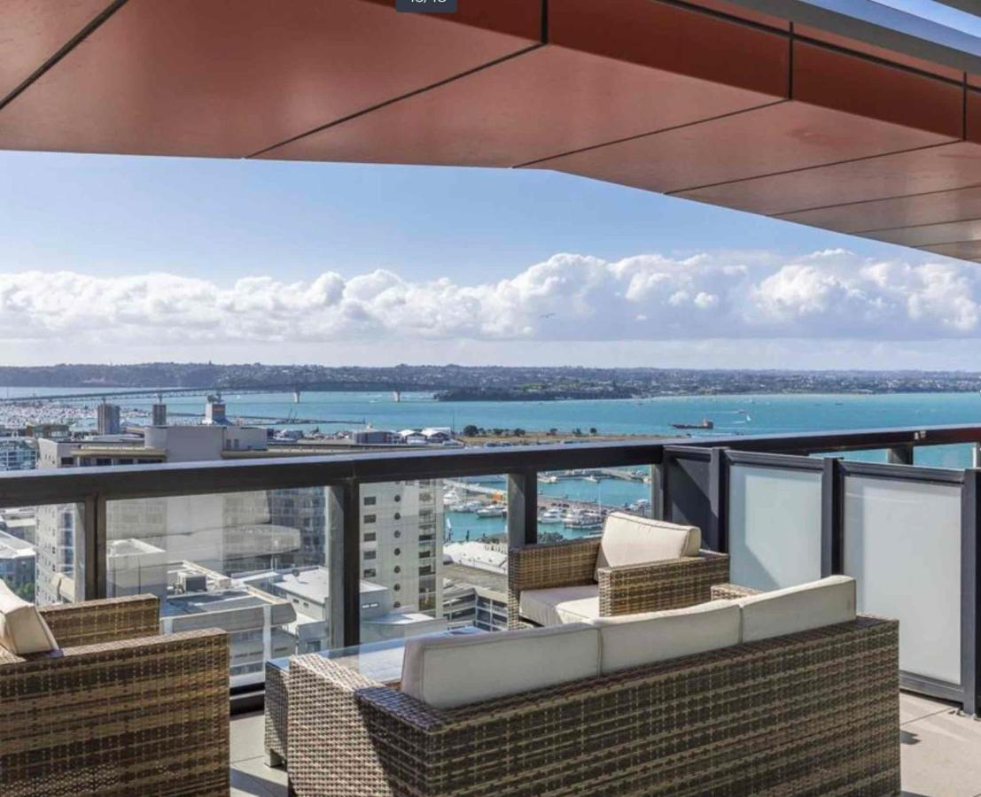 Апартаменты Magnificent Skytower, Sea, Habour View In Cbd Окленд Экстерьер фото