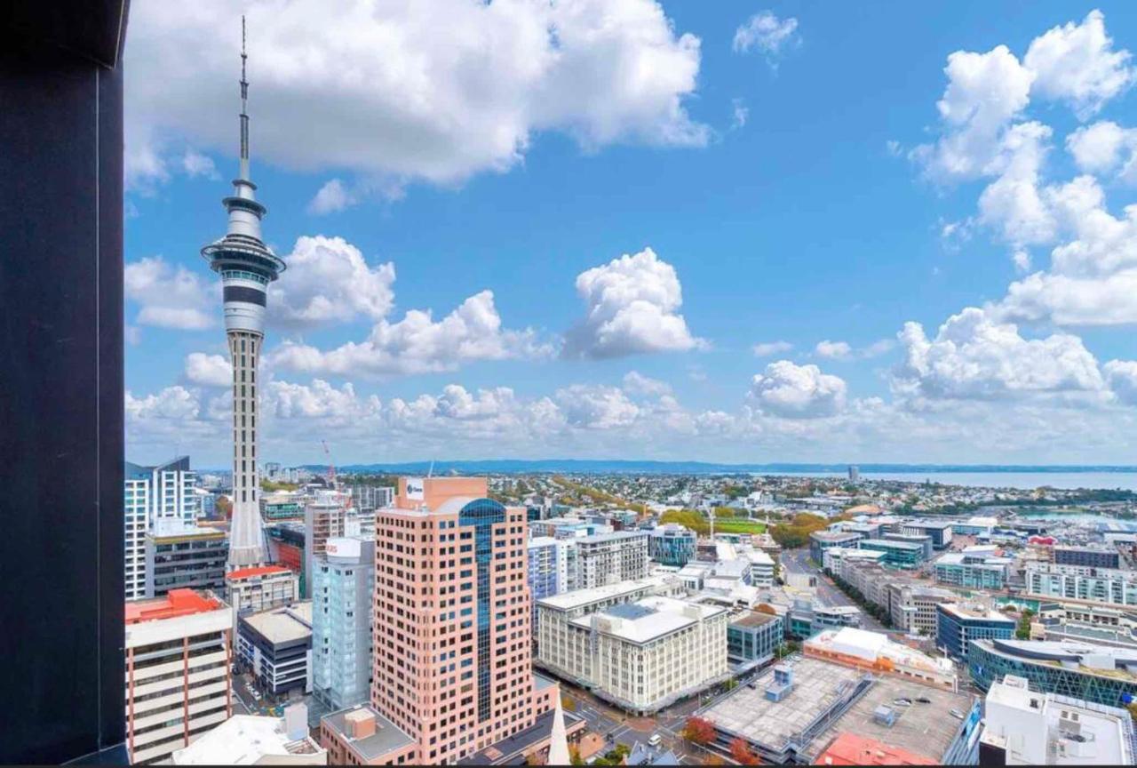 Апартаменты Magnificent Skytower, Sea, Habour View In Cbd Окленд Экстерьер фото